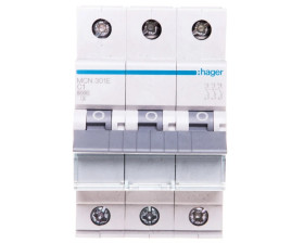 Wyłącznik nadprądowy 3P C 1A 6kA AC MCN301E