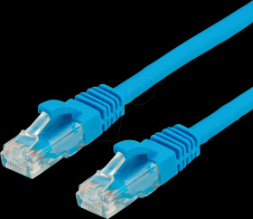 21991054 Patch cable Cat. 6, UTP, LSOH, blue, 3 m