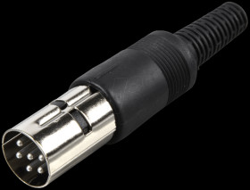 DIN connector, 6-pin