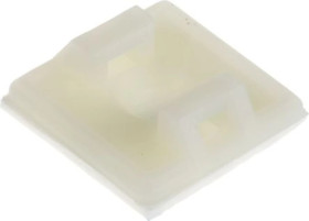 Mocowanie opaski kablowej samoprzylepne, 19mm x 19 mm, kolor: Naturalny, 100-szt., RS PRO