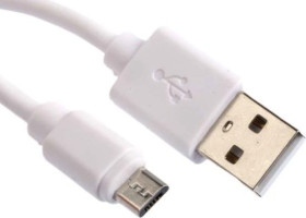 Kabel USB, dł. 1.8m, kolor: Biały