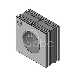 Moduł uszczelniający KT duży, KT 24, z otworem 1x24-25 mm, 41224