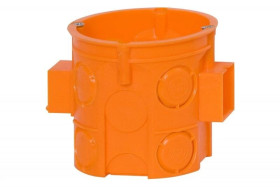 Puszka pomarańczowa PK 60 łącz. głęboka z wkrętami