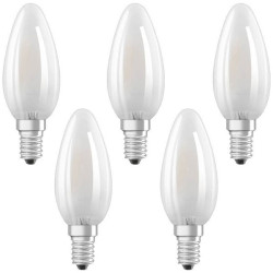 OSRAM 4058075090682 LED BASE CLASSIC B 4.2W 827 Frosted E14 Bulb