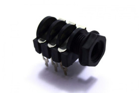 GNIAZDO JACK 6,3 STEREO MONTAŻOWE