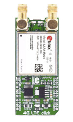 Narzędzie rozwojowe z kategorii „komunikacja i łączność bezprzewodowa&#148; GPIO, GSM, UART MikroElektronika Płyta rozwojowa