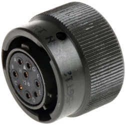 Złącze 8-pinowe Męski Amphenol Limited Żeński Montaż na kablu MIL-DTL-26482 rozmiar 12