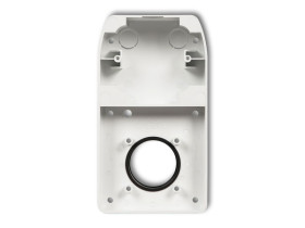 DECO Puszka montażowa 2 podwójna do gniazda ssącego odkurzacza centralnego z gniazdem pojedynczym z uziemieniem DECOvac biały DP