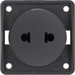 Integro Flow Gniazdo b/u /Standard Euro-Amerykański/ antracyt mat 962572505