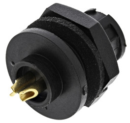 Złącze wielostykowe przemysłowe 2-pinowe Subminiaturowe, panelowe Gniazdo Switchcraft