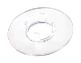 Wskaźnik potencjometru oś: 11mm średnica: 29mm Plastik Przezroczysty RS PRO