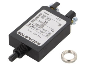 T13-212-15 Wyłącznik nadprądowy Iznam: 15A Uznam: 240VAC 28VDC SPST Bieguny: 1