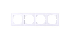 Sentia Ramka Poczwórna Biała 1474-00