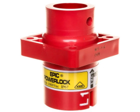 Obudowa gniazda pulpitowa EPIC POWERLOCK A6 C L1 czerwona QP M12 44420317