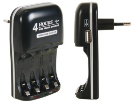 Velleman Fast charger for NiMH batteries - with USB output