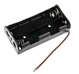 Uchwyt do baterii, x 4, maks. Ø 23.5mm, montaż w obudowie