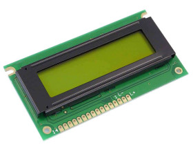 Wyświetlacz LCD Display Elektronik DEM16217SYH-PY-CYR22 czarny żółto-zielony (S x W x G) 84 x 44 x 10.5 mm