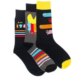 Pac-Man Socks - 40th Anniversary (3-Pack)