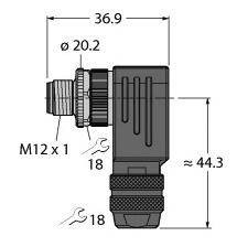 Turck 6904724 Złącze konfekcjonowane czujnika/aktuatora BMSWS8251-8,5, 1 szt.