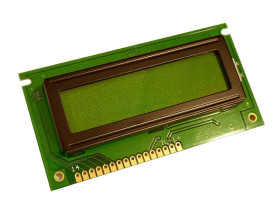 Wyświetlacz LCD Display Elektronik DEM16217SYH-LY-CYR22 czarny żółto-zielony (S x W x G) 84 x 44 x 10.5 mm