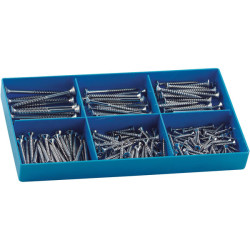 Affix Multi-Purpose Stainless Steel Screw Assortment - 200 Piece