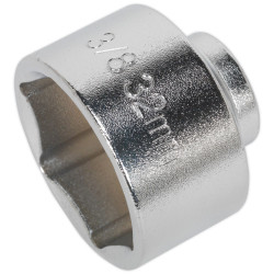 Sealey SX113 Low Profile Oil Filter Socket 32mm 3/8&quot;sq Drive