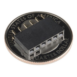 Sparkfun Header - 6-pin Female (PTH, 0.1")