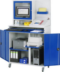 RAU (D x S x W) 520 x 1100 x 1895 mm szary błyszczący, niebieski chagall 1 szt.