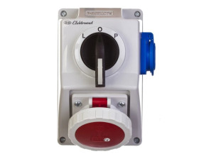 Zestaw instalacyjny L-0-P 3P+N+Z, 1 x 2P+Z IP54 C16-49.1N 971669