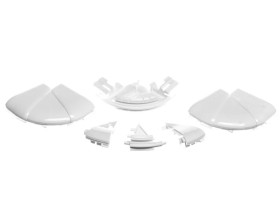 Naroże kanału zewnętrzne regulowane DLP 50x150 /1x przegroda/ 010635