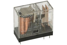 Przekaźnik; elektromagnetyczny miniaturowy; G2R-1A-E-12VDC; 12V; DC; 1 styk zwierny; 16A; 250V AC; 16A; 30V DC; do druku (PCB);