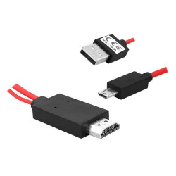 Konwerter Micro USB/USB/HDMI Adapter Kabel MHL-HDMI przej.