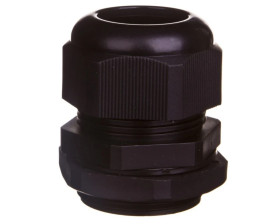 Dławnica kablowa poliamidowa PG29 IP68 DP 29/H BK czarna E03DK-01030300601