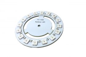 RGB LED Ring z adresowanymi diodami
