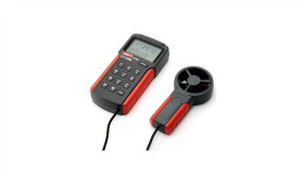 Anemometr Miernik Prędkości Przepływu Powietrza Wiatromierz Z Pomiarem...