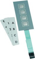 UM214.4 Klawiatura membranowa uniwersalna 1x6 plus znaki, litery i symbole