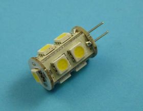 G-4 12V 9x5050 360ř 1,5W WC 90lm AC/DC
