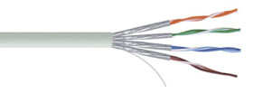 Kabel Ethernet Cat7 długość 100m Niezakończony RS PRO LSZH średnica 7.8mm