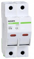 Podstawa bezpiecznikowa 10x38 rozłącznik DC ze wskaźnikiem Noark