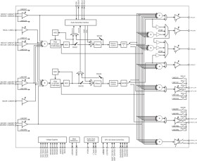 Automotive low-power stereo CODEC with headphone amplifier and enhanced digital effects