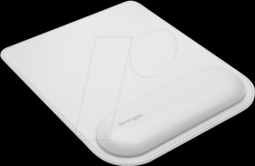 K50437EU Mouse mat, with wrist rest, white