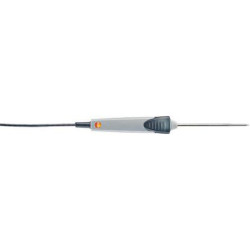Czujnik temperatury PT100 Zanurzenie, penetracja Miniaturowy wtyk DIN długość 114mm średnica 5mm dł. kabla 1.2m Testo