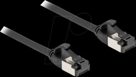 80182 RJ45 patch cable, Cat.8.1, 0.5 m, black