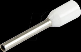 470110 Aderendhülsen, Ø 0,5 mm², 16 mm, weiß, 100er-Pack