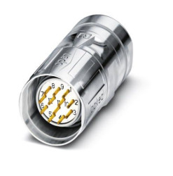 Złącze wielostykowe przemysłowe 12-pinowe M23 Montaż na kablu Wtyczka Phoenix Contact