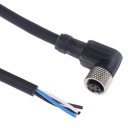 Przewód czujnik-siłownik Złącze A M8 liczba rdzeni 4 długość 5m Rodzaj A Żeńskie