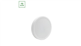 Algine Natynk Downlight 24W Nw 230V 120St Ip20 Ik06 288X38mm Biały Okrągła