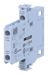 Blok styków pomocniczych WEG 2 2NO BLB Śruba Montaż boczny