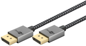 Kabel DisplayPort™ 2.0/2.1, 40 Gbit/s slim 1m
