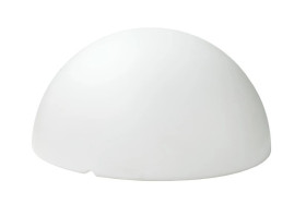 Lampa ogrodowa biała półkula CLOUDS IP65 LP-3519-600 Light Prestige